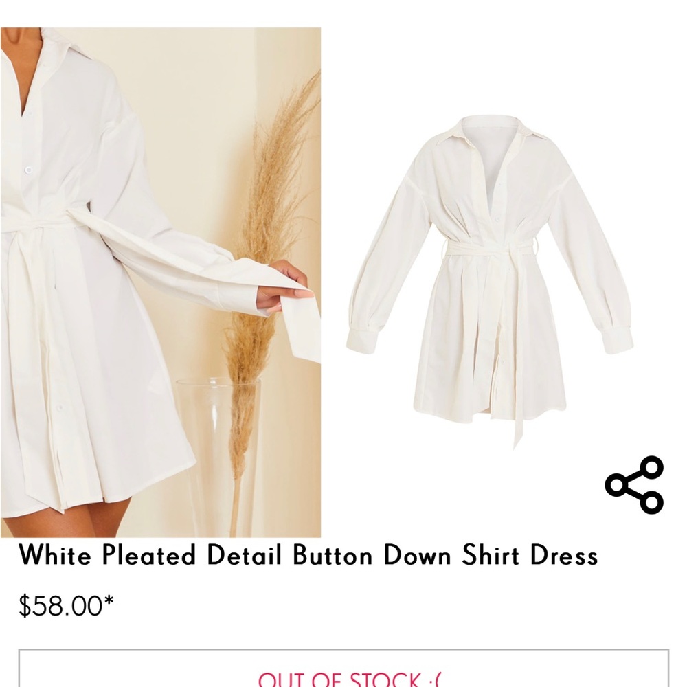 Pretty Little Thing - White Dress